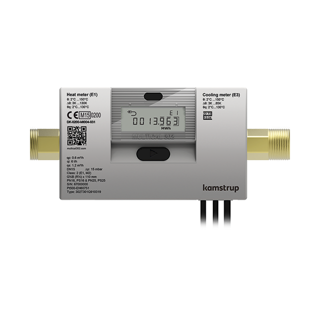 Ultraschall-Wärmezähler Kamstrup MultiCal 303 Qp 1,5 5,2 Inkl. Draht M