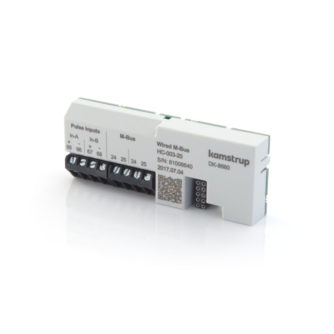 Kamstrup M-Bus + 2 Pulse Outputs Module. PN: 403X20